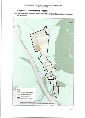 Development Boundary Nesscliffe - Local Plan Review consultation